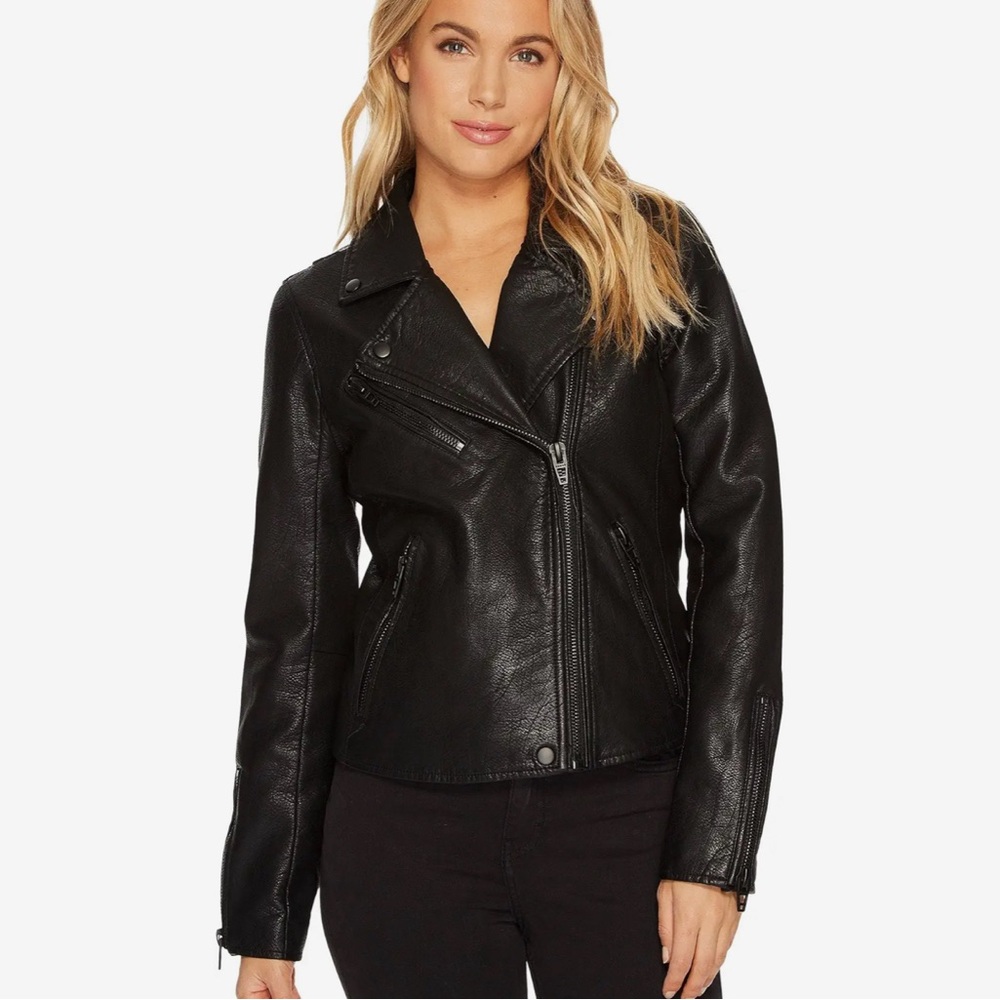 Blank NYC Black Faux Leather Jacket